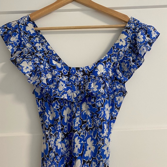 Realisation Par Blue Ruffled Maxi Sundress - Picture 2 of 6